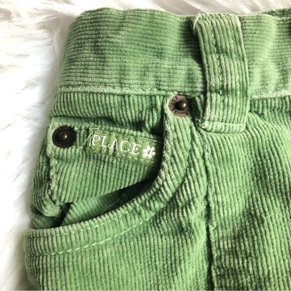 5x$25 The Children’s Place Green Flare Corduroy Skirt, 6